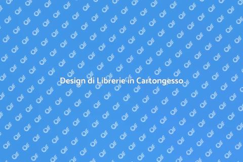 Libreria in Cartongesso Moderna