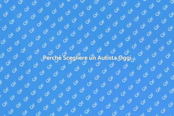 Trasporti Sicuri con un Autista Esperto