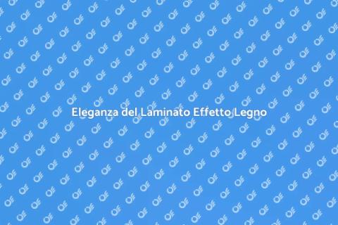 Pavimento Laminato Effetto Legno