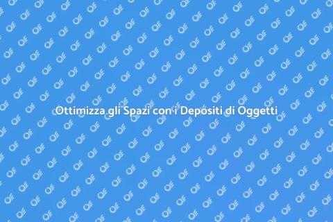 Depositi di Oggetti per Spazi Organizzati