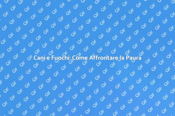 Superare la Paura dei Fuochi d'Artificio