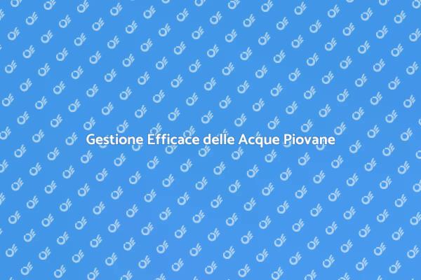 Proteggi la tua Casa dalle Acque Piovane