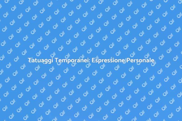 Tatuaggi all'Henne: Stile e Creatività