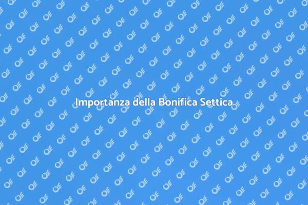 Perché Bonificare il Sistema Settico?