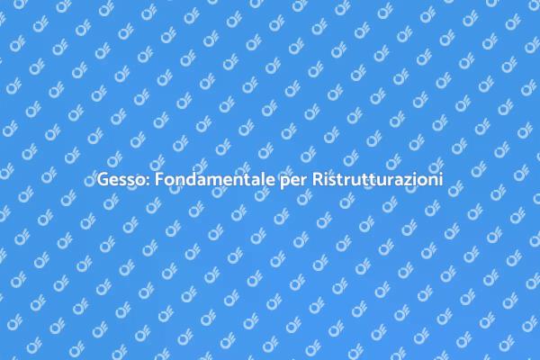 Applicare il Gesso: Guida Pratica