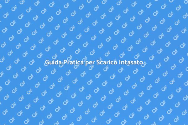 Come Risolvere Scarico Intasato