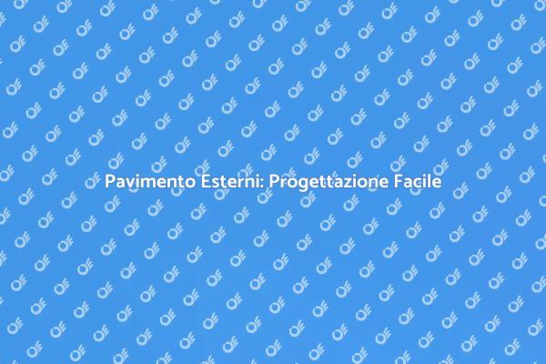 Costruisci il Tuo Pavimento per Esterni