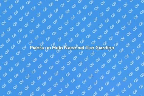 Melo Nano: Dolcezza in Giardino