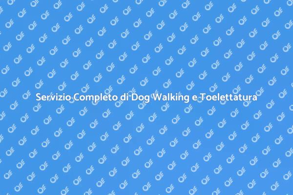 Il Tuo Cane Merita il Meglio: Dog Walking