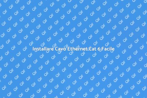 Far Passare Cavo Ethernet Cat 6