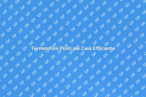 Pulizia Termosifoni: Efficiente e Necessaria