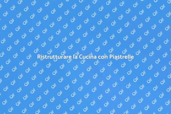 Cucina Moderna con Piastrelle Industriali