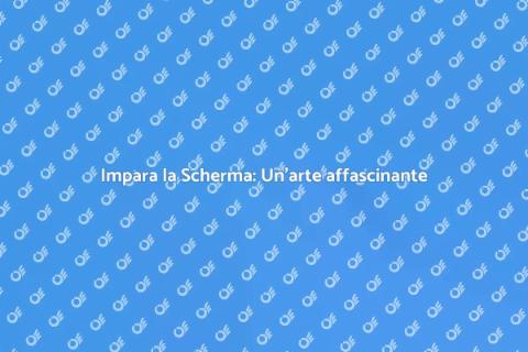 Frequentare lezioni di scherma