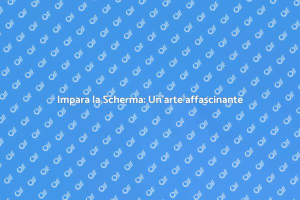 Inizia il tuo viaggio nella scherma