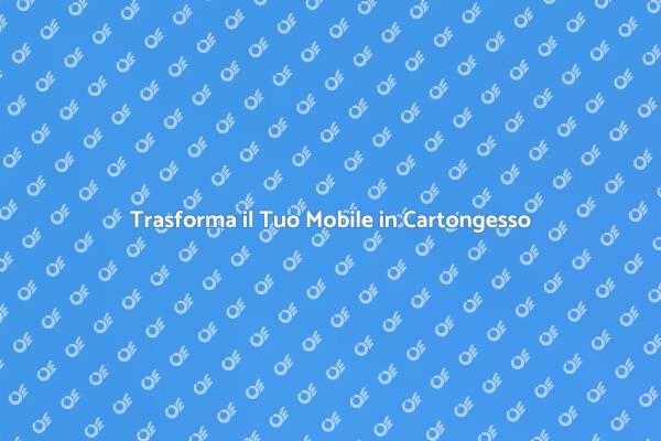 Rifinitura Creativa di Mobili in Cartongesso