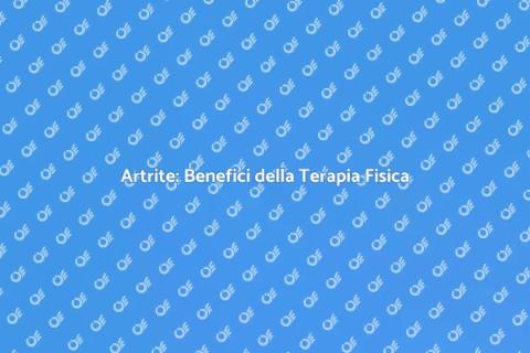 Terapia Fisica per l'Artrite