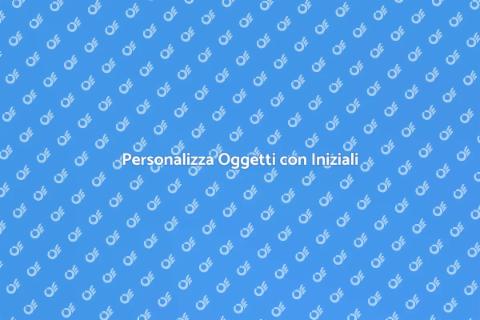 Incidere Iniziali su Oggetti Preziosi
