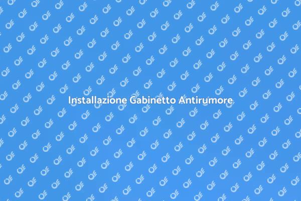 Comfort e Silenzio con Gabinetto Antirumore