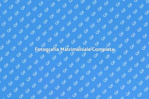 Pacchetto Fotografico Matrimoniale