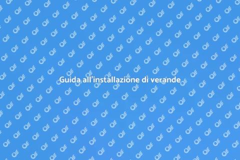 Installare una veranda composita