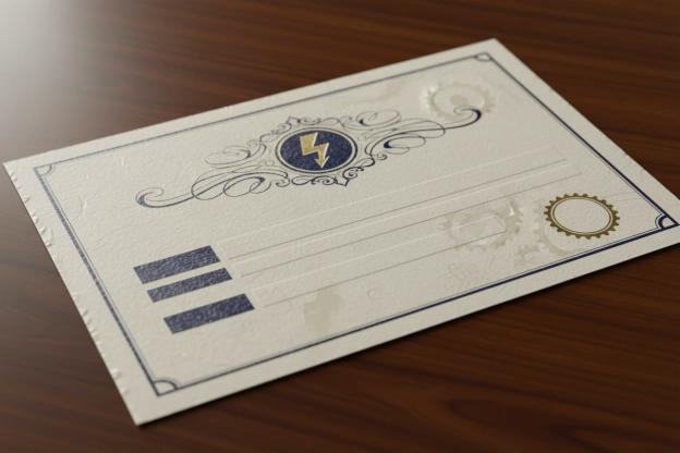 Un certificato di sicurezza elettrica
