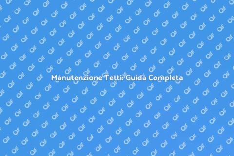 Riparazione e Manutenzione Tetti
