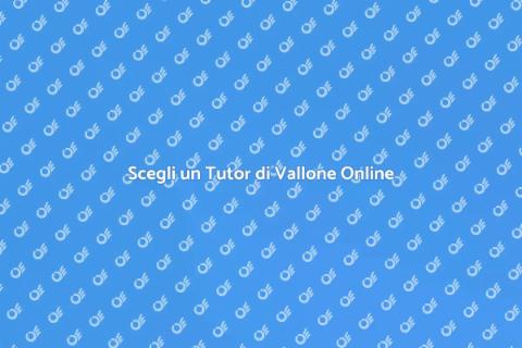 Tutor di Vallone in Linea: Scopri di Più