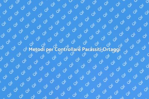 Controllo Parassiti Ortaggi Efficace