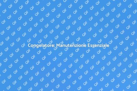 Manutenzione Congelatore: Guida Pratica