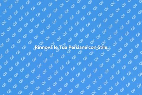 Verniciare Persiane: Rinnova la Tua Casa