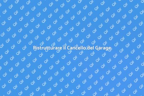 Verniciare il Cancello del Garage