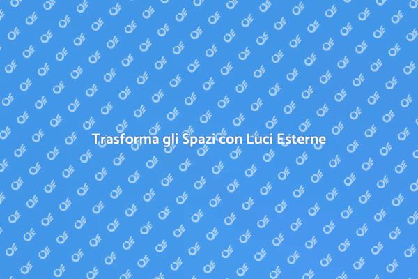 Illumina il Tuo Giardino di Notte