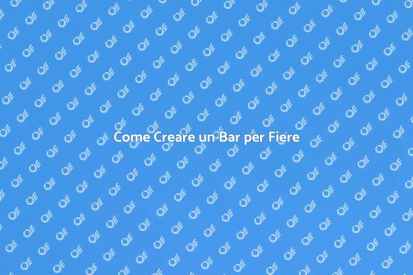 Allestimento Bar per Fiere di Successo