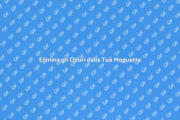 Soluzioni per Odori di Moquette