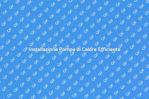 Pompa di Calore senza Condotti