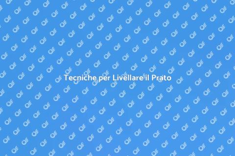 Livellare un Prato Erboso: Guida