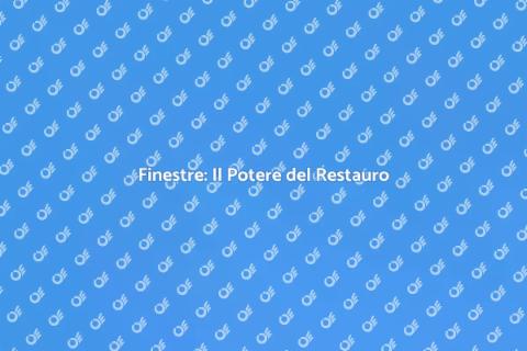 Restauro Finestre: Riscopri il Fascino