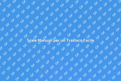 Noleggio Scale Manuali per Traslochi
