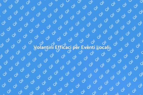 Progettare Volantini per Fiere Locali