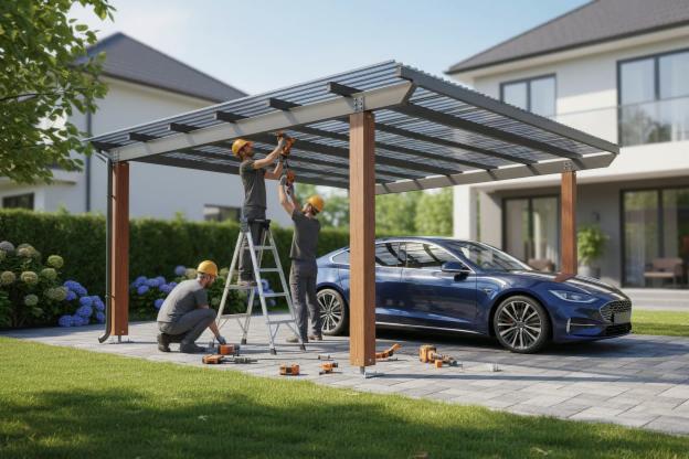 Quanto costa costruire una tettoia per auto?