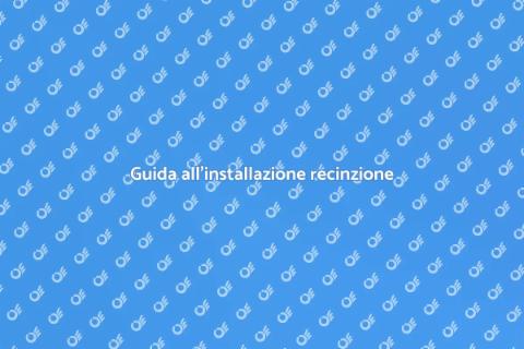 Installazione recinzione alluminio