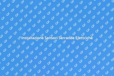 Sensori per Serrande Elettriche