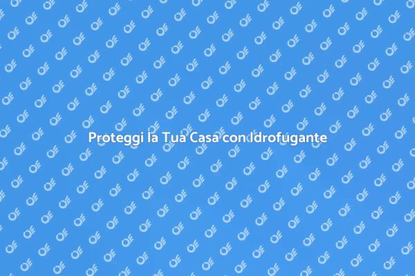 L'importanza dell'Idrofugante Esterno