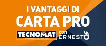 Nuova partnership tra Ernesto.it e Tecnomat: scopri i Vantaggi della Carta PRO di Tecnomat!