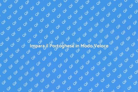 Corso di Portoghese Accelerato