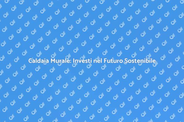 Caldaia Murale: Efficienza e Sostenibilità