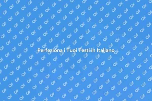 L'importanza della Correzione di Bozze