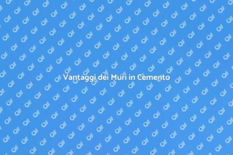 Muri di Contenimento in Cemento
