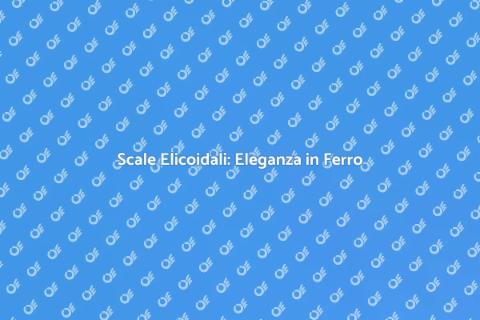 Scale Elicoidali: Design e Funzionalità