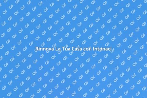 Riparazione Intonaci per Rinnovare Casa